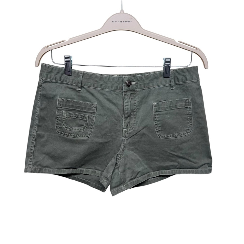 Y2K Green Cargo Utility Short Shorts Sz 10 Old Navy